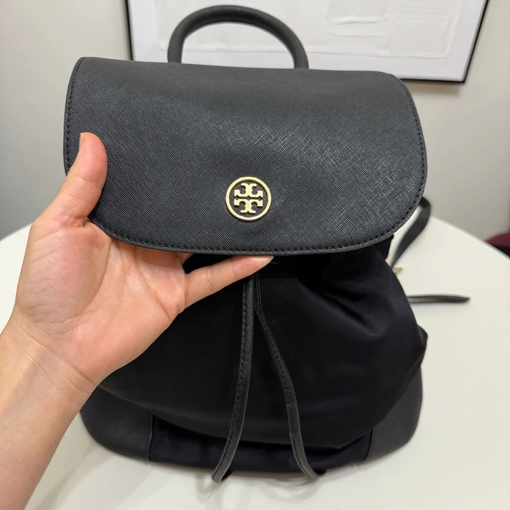 Tory Burch elegant charcoal
